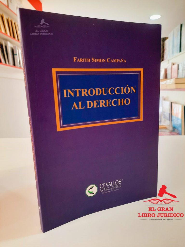 INTRODUCCIÓN AL DERECHO – LIBRERÍA EL GRAN LIBRO JURÍDICO