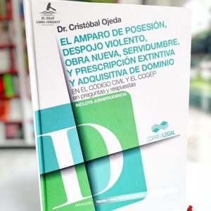 EL AMPARO DE POSESIÓN, DESPOJO VIOLENTO, OBRA NUEVA, SERVIDUMBRE Y PRESCRIPCIÓN EXTINTIVA Y ADQUISITIVA DE DOMINIO