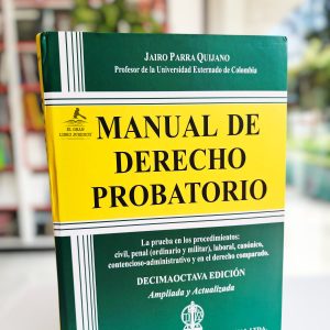 MANUAL DE DERECHO PROBATORIO